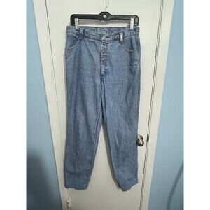 Vintage Rockies Jeans Size 30 High Rise Pinstripe 90s Y2K Western Cowgirl USA